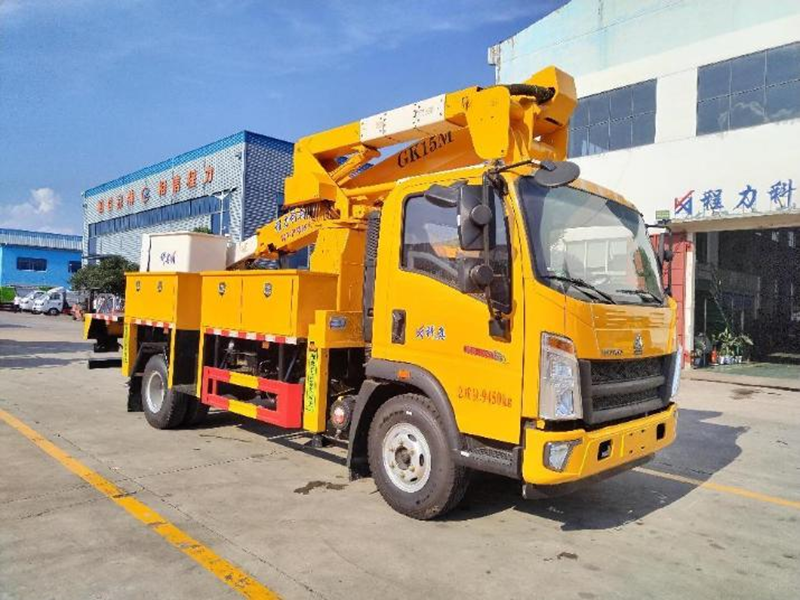 豪沃15米混合臂绝缘臂高空作业车
