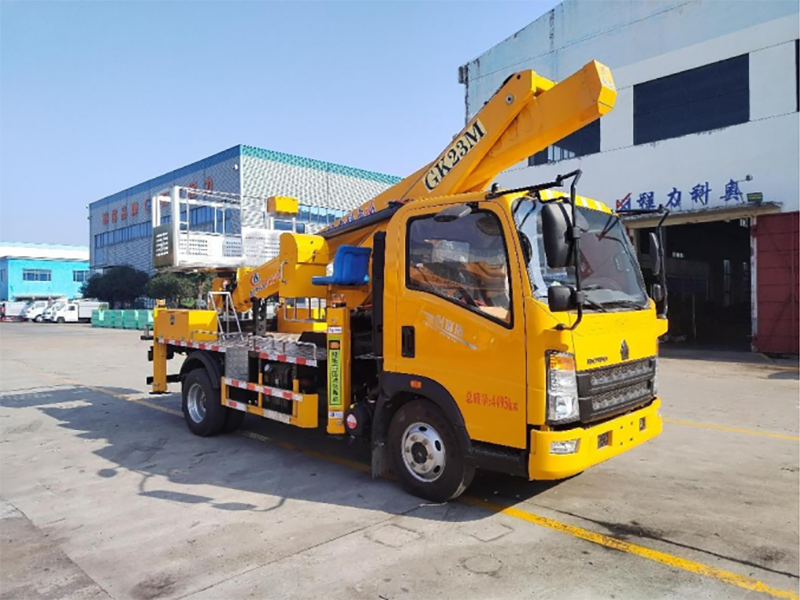 豪沃23米蓝牌高空作业车