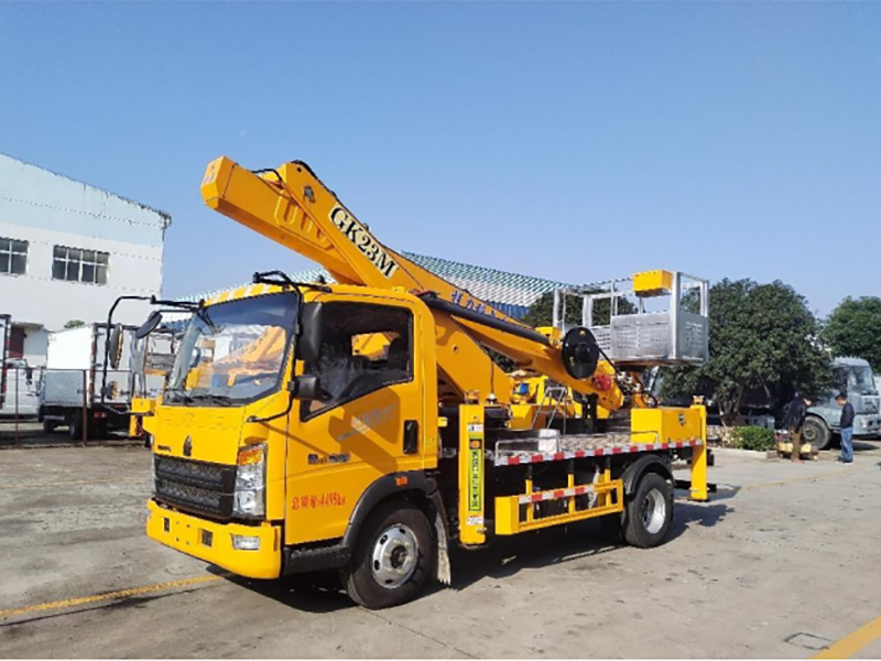 豪沃23米蓝牌高空作业车