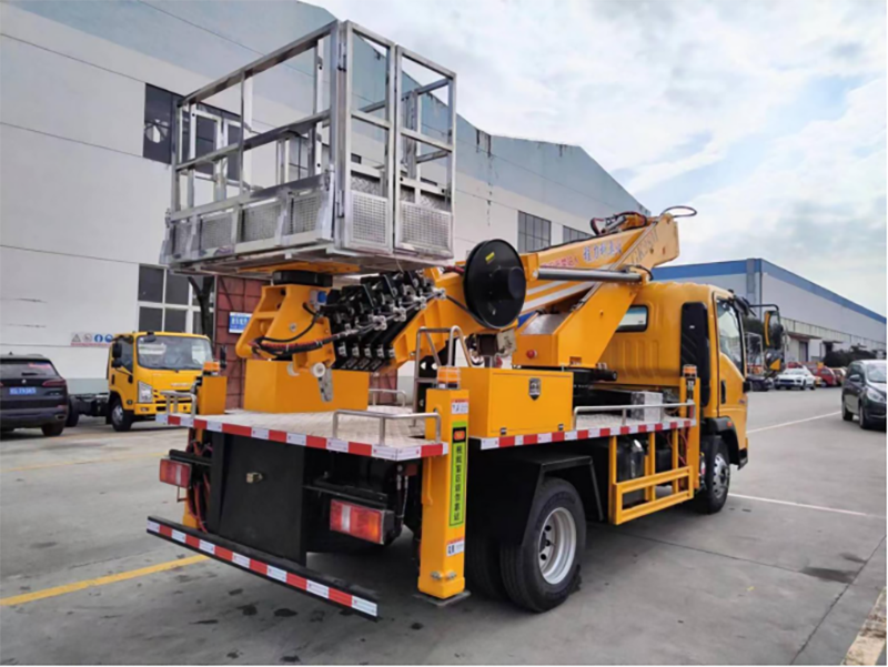 豪沃28米蓝牌高空作业车