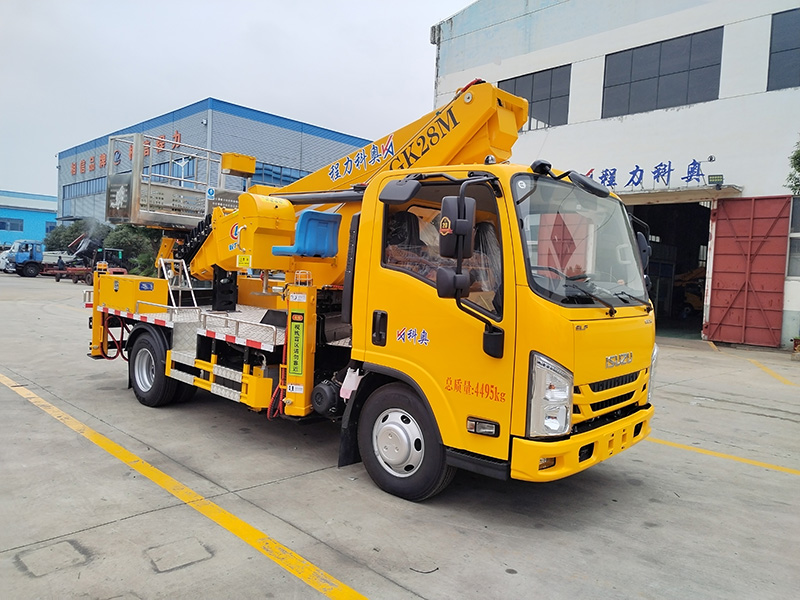 五十铃28米2.82高度蓝牌型高空作业车