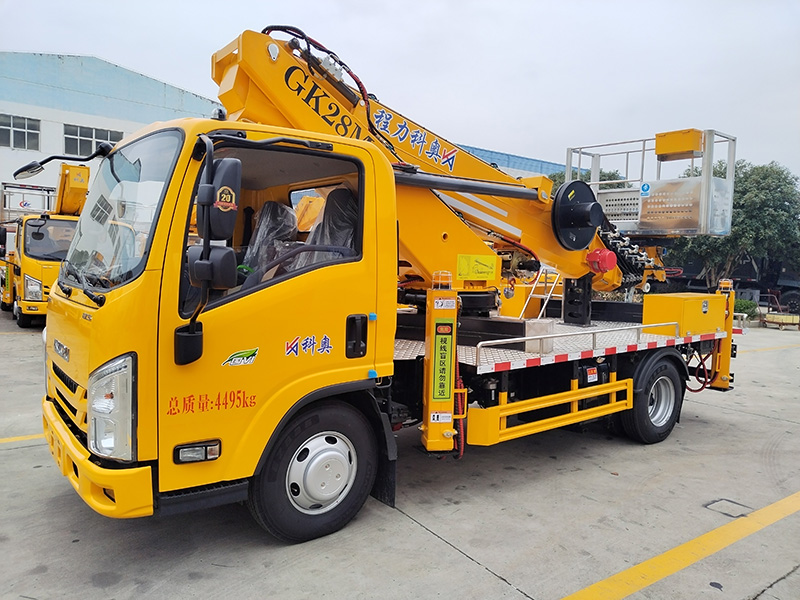 五十铃28米2.82高度蓝牌型高空作业车