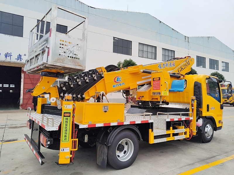 五十铃28米2.82高度蓝牌型高空作业车